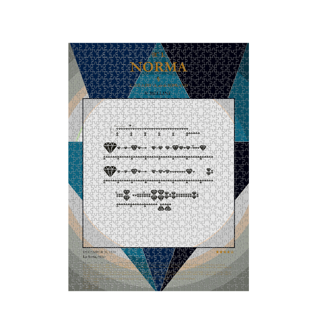 White 1000 Piece Jigsaw Puzzle
