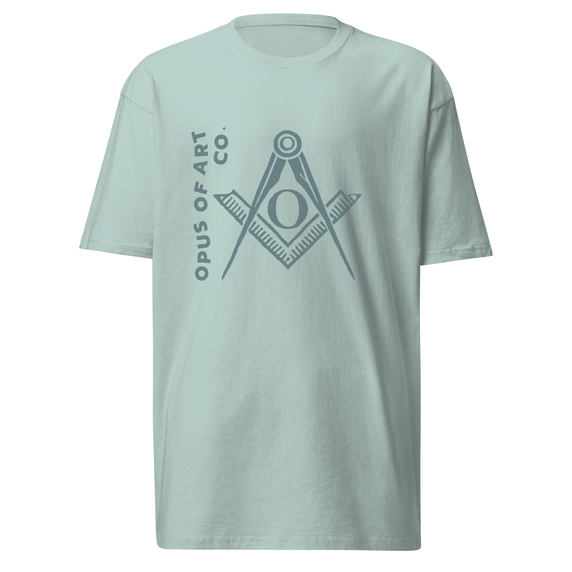 FRONT SQUARE AND COMPASS T-SHIRT