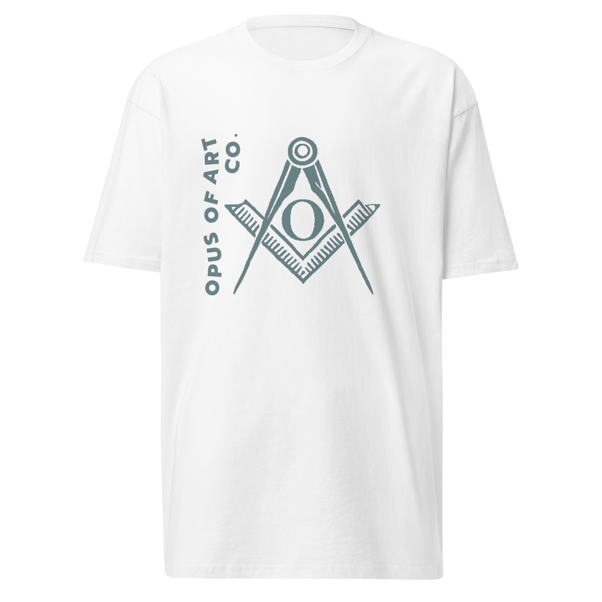 FRONT SQUARE AND COMPASS T-SHIRT