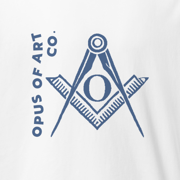 FRONT SQUARE AND COMPASS T-SHIRT