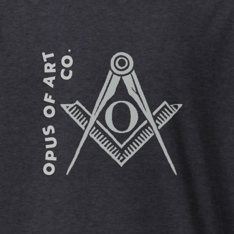 FRONT SQUARE AND COMPASS T-SHIRT