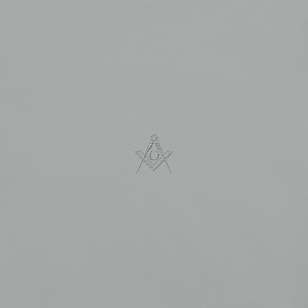 T-SHIRT WITH MATCHING EMBROIDERED SQUARE AND COMPASS